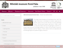 Tablet Screenshot of muzeum.cz